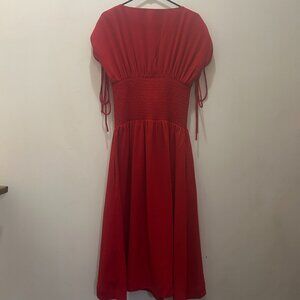 Modern Citizen Ayumi Gathered Shoulder Dress